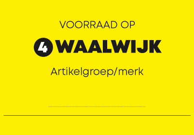 Kaart voorraad op Waalwijk (OFM0104)