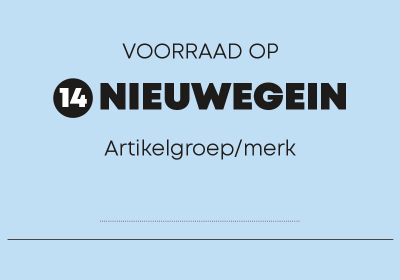 Kaart voorraad op Nieuwegein (OFM0114)