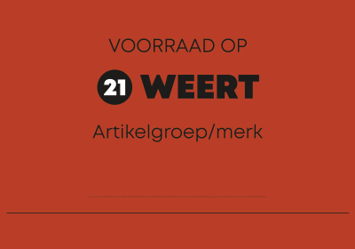 Kaart voorraad op Weert (OFM0121)