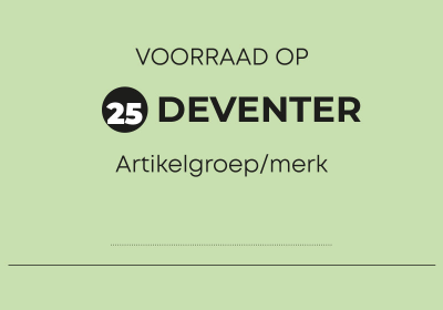 Kaart voorraad op Deventer (OFM0125)
