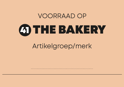 Kaart voorraad op The Bakery (OFM0141)