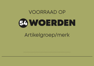 Kaart voorraad op Woerden (OFM0154)