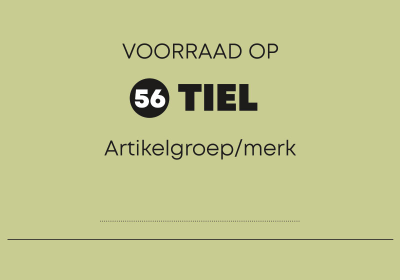 Kaart voorraad op Tiel (OFM0156)