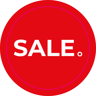 Actiesticker Rood - Sale (OFMASR02-SALE)