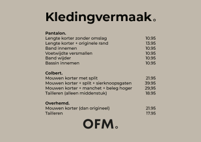 Vermaakkosten - Poster A4 liggend (OFMPO...